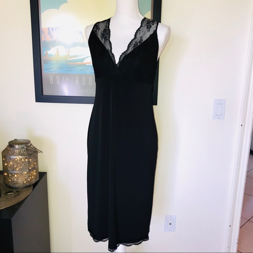 Moda International Black Lace Dress